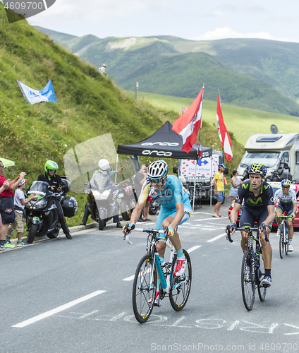 Image of Cyclists on Col de Peyresourde - Tour de France 2014