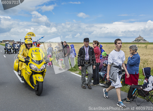 Image of The Yellow Bike at the Start of Tour de France 2016