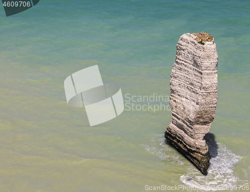 Image of Remote Rock on the Normandy Coast