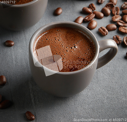 Image of close up of coffee cup