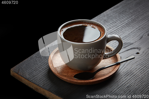 Image of cup of black coffee