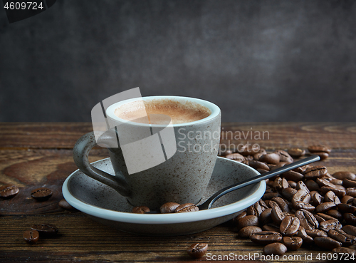 Image of cup of espresso coffee