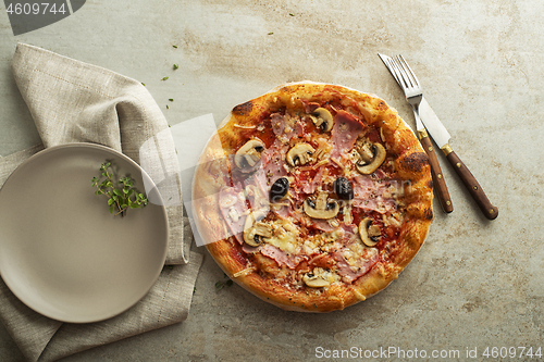 Image of Pizza mushrooms