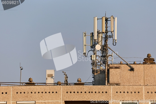 Image of Transmitter mobile network antennas