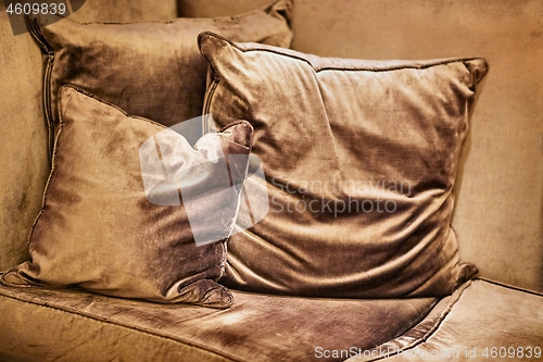 Image of Couch with pillows