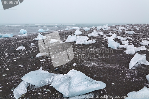 Image of Glacial lake in Iceland