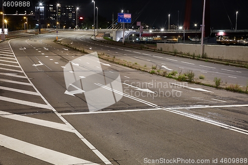 Image of Road lanes from above