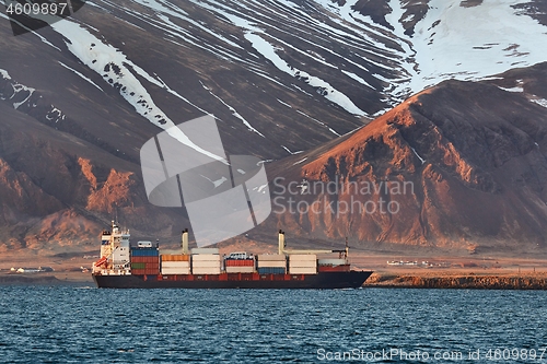 Image of Container ship in Iceland