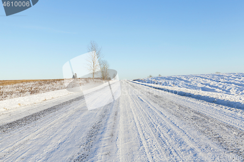 Image of Road under the snow