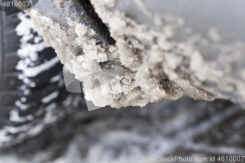 Image of Snow drifts in winter