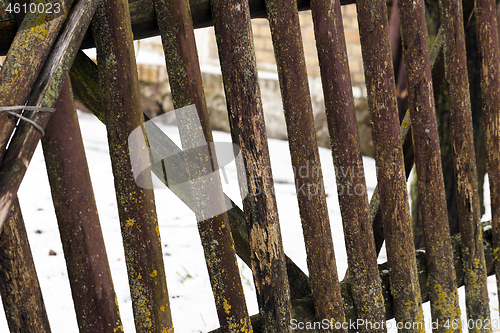 Image of Old wooden fence