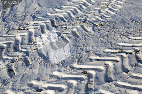 Image of Road under the snow