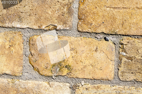 Image of Yellow brick, close-up