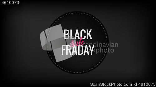 Image of Black friday sale promotion banner.