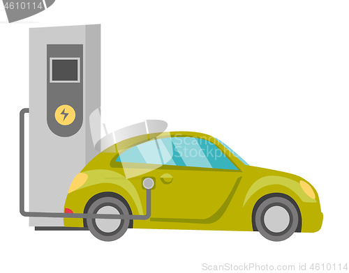 Image of Power supply for electric car charging.