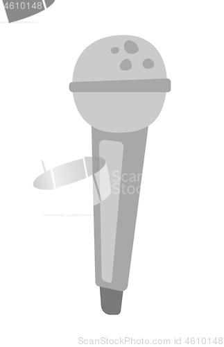 Image of Wireless microphone vector cartoon illustration.