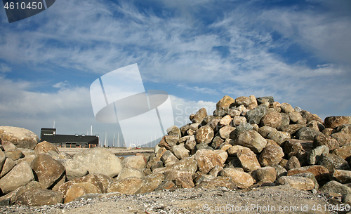 Image of Stones at the beach in Denmark Scandinavia