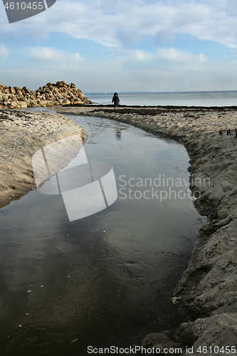 Image of Stones at the beach in Denmark Scandinavia