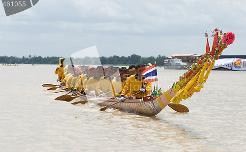 Image of Traditional Thai long boat