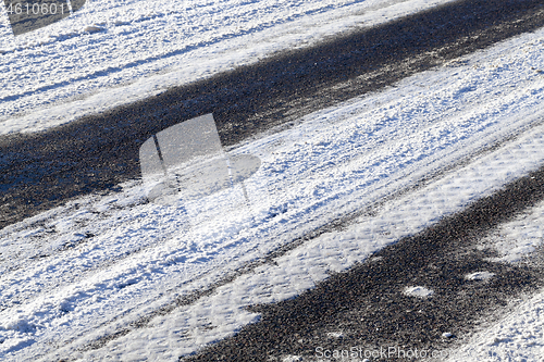 Image of track from the wheels