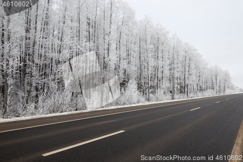 Image of Road under the snow