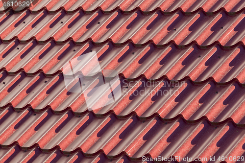 Image of red metal roof