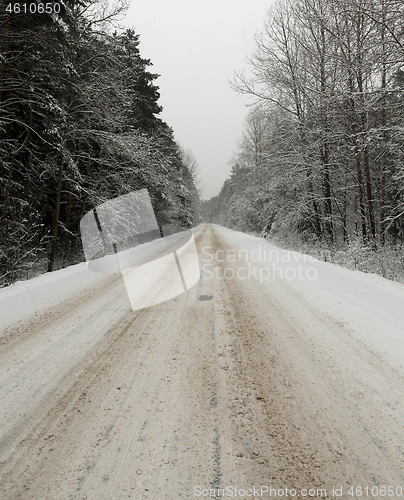 Image of Road under the snow