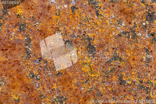 Image of Metallic rusty surface