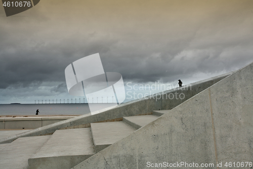 Image of Offshore wind power in the oeresund chanel 