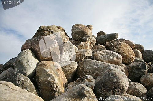 Image of Stones at the beach in Denmark Scandinavia