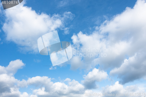 Image of blue sky background texture