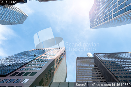 Image of Frankfurt Germany with some skyscrapers