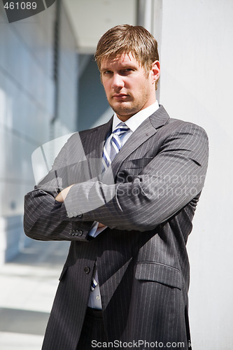 Image of Caucasian businessman