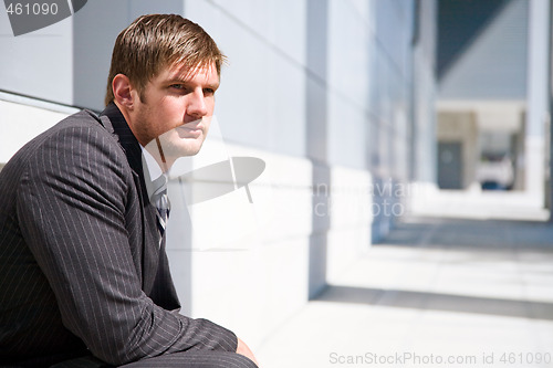 Image of Caucasian businessman