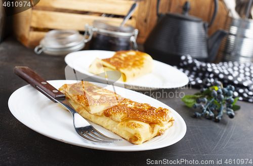Image of pancakes with cottage