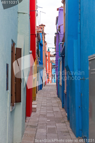 Image of Burano Narrow Street