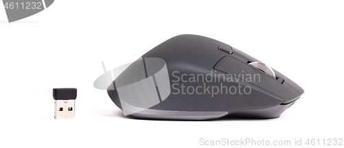 Image of Close up wireless computer mouse