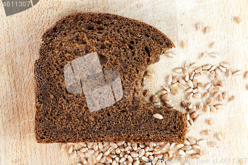 Image of a cut piece of rye