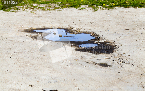 Image of Dirty puddle