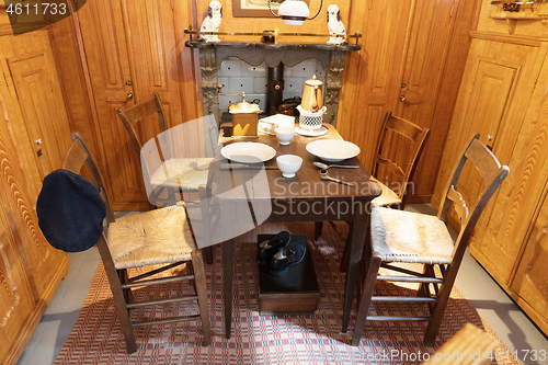 Image of Interior of an old Frisian schip