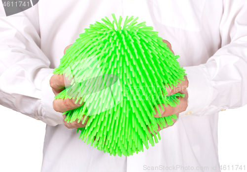 Image of Virus like soft rubber ball 