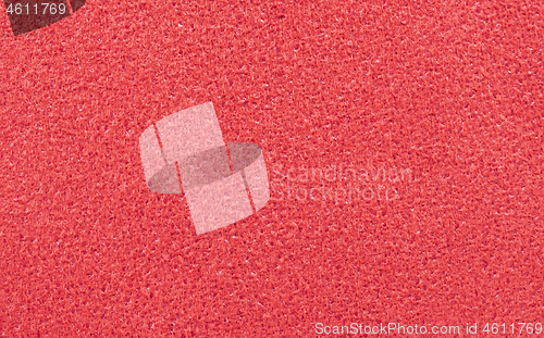 Image of Background from red suede close up