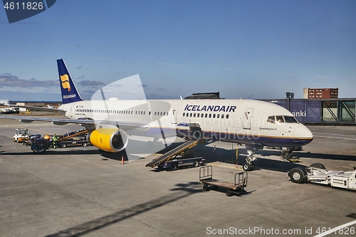 Image of Airliner of Icelandair