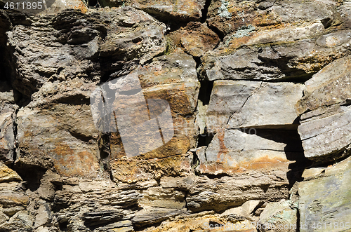 Image of Background of natural schist rock