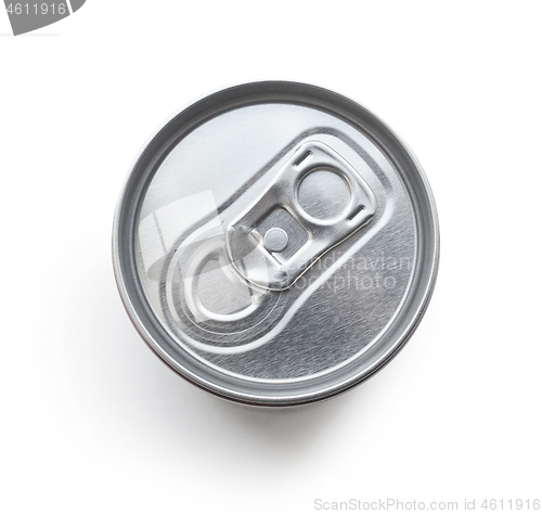 Image of cola can on white background