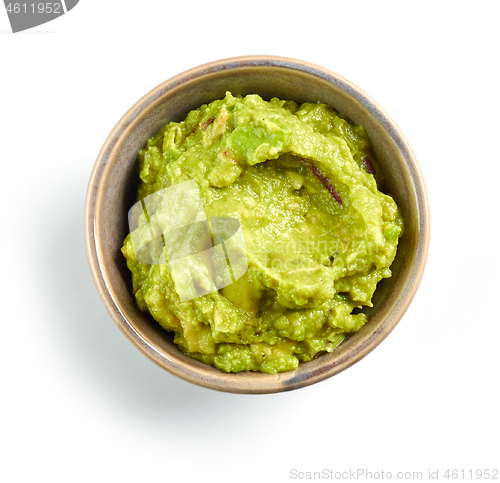 Image of bowl of guacamole