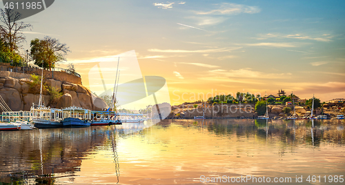 Image of Nile in Aswan