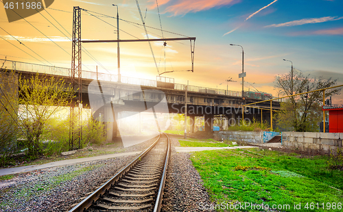 Image of Railway in a rural scene