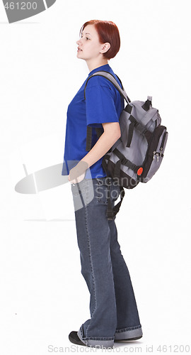 Image of Backpacker girl