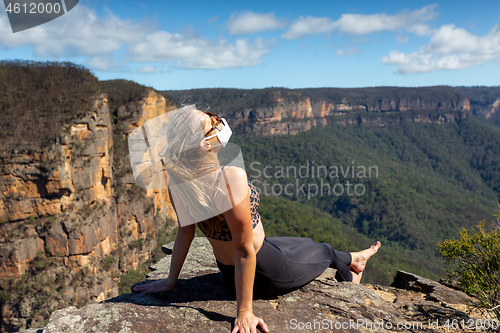 Image of Hiker basking in the sunshine during the coronavirus pandemic